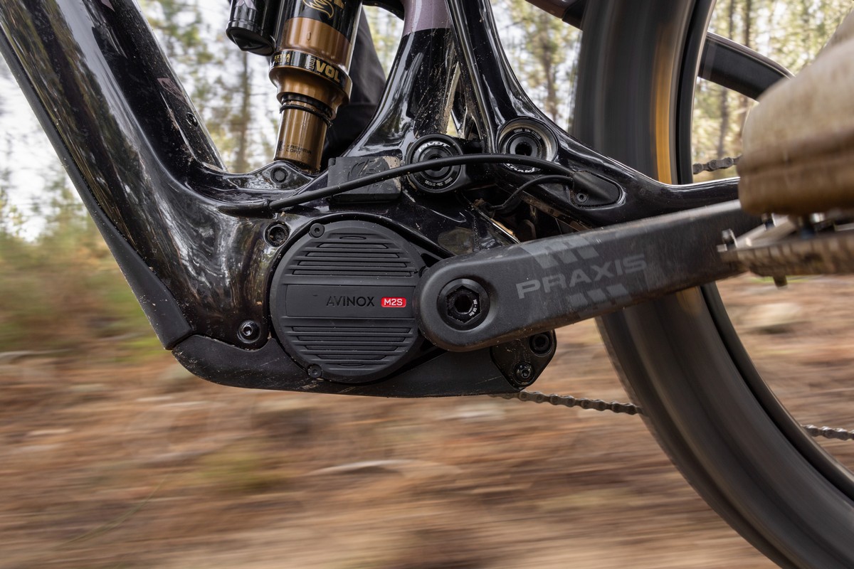 Pogonska enota Avinox M2S na kolesu Shuttle AMP’d zagotavlja visoko moč in takojšen odziv.